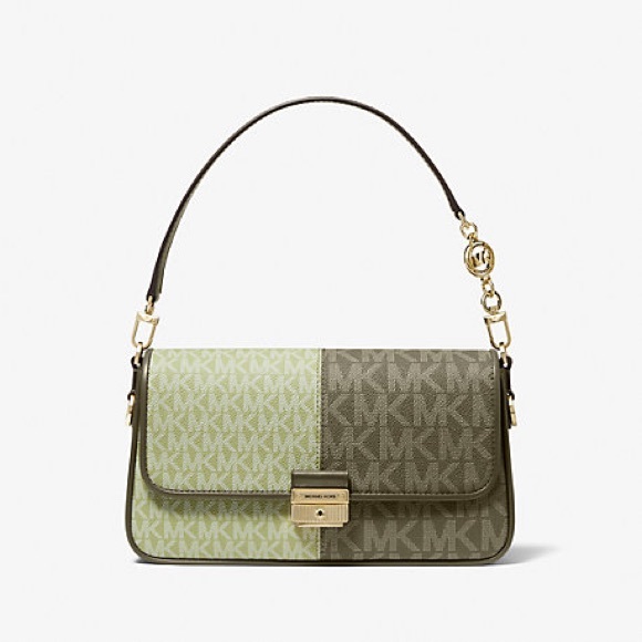 Michael Kors Handbags - Michael Kors Two-Tone Green Handbag